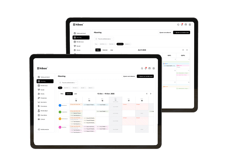 Planning sur deux écrans